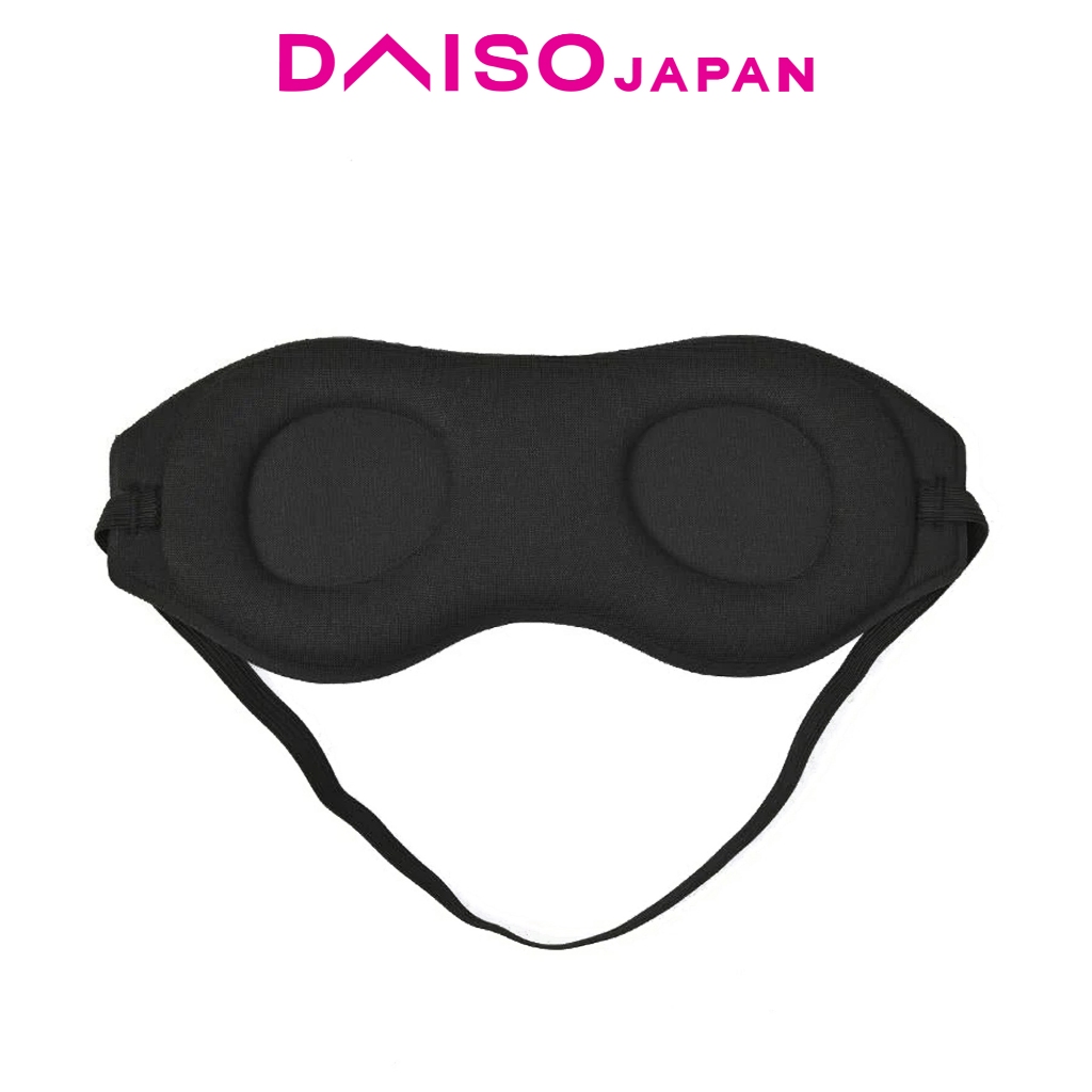 Daiso Eye Mask with 3D Cushion (Black) | Shopee Philippines