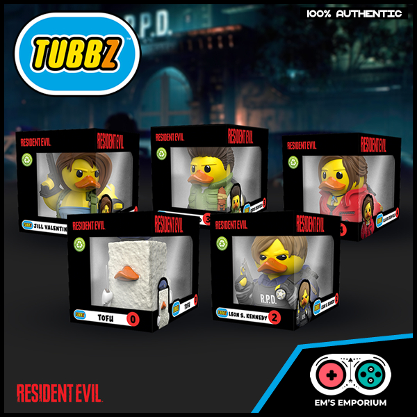 Resident Evil TUBBZ Boxed Leon S Kennedy Chris Claire Redfield Jill ...