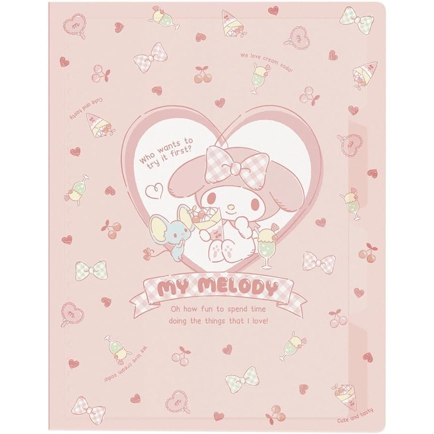 Sanrio Characters Binder 26 Holes B5 My Melody 001661 53【top Quality