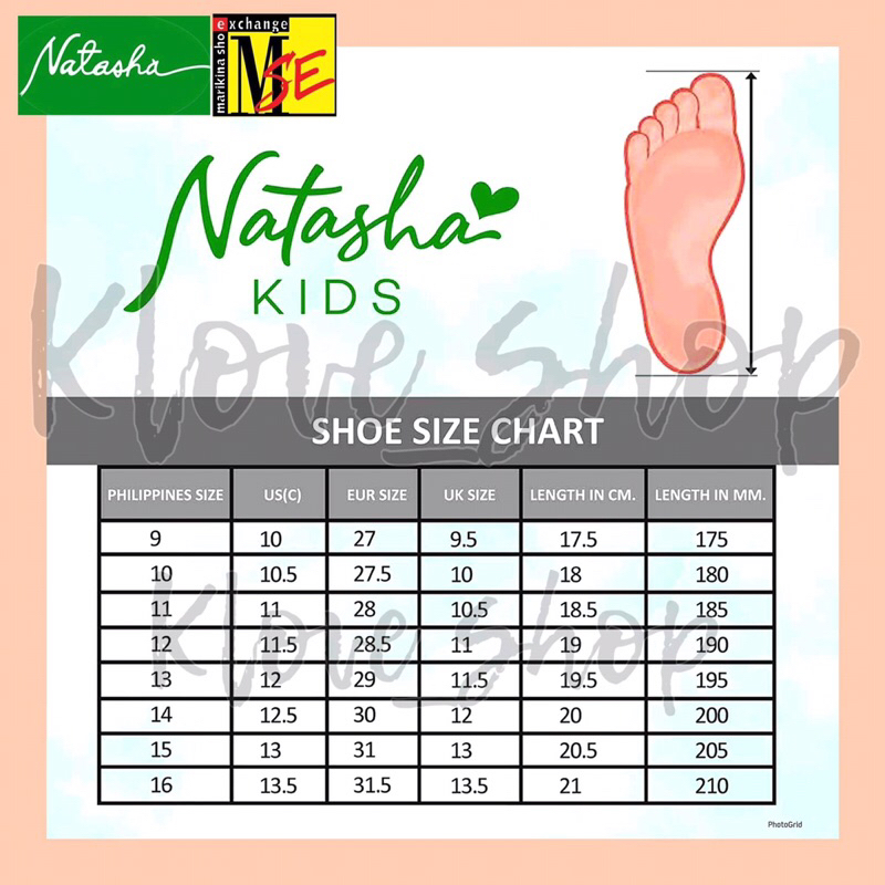 Philippines Shoe Size Chart In Centimeters Inches Size European 10