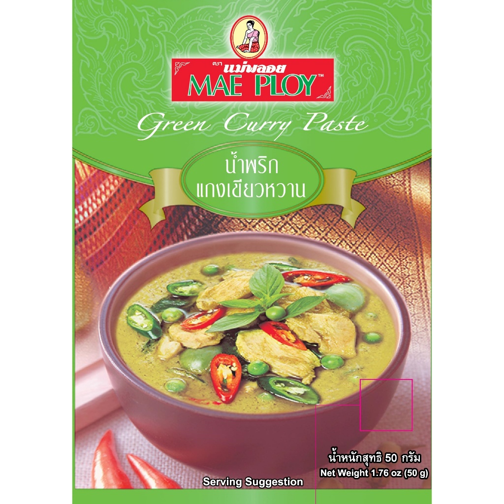 MAE PLOY Green Curry Paste 50g | Shopee Philippines