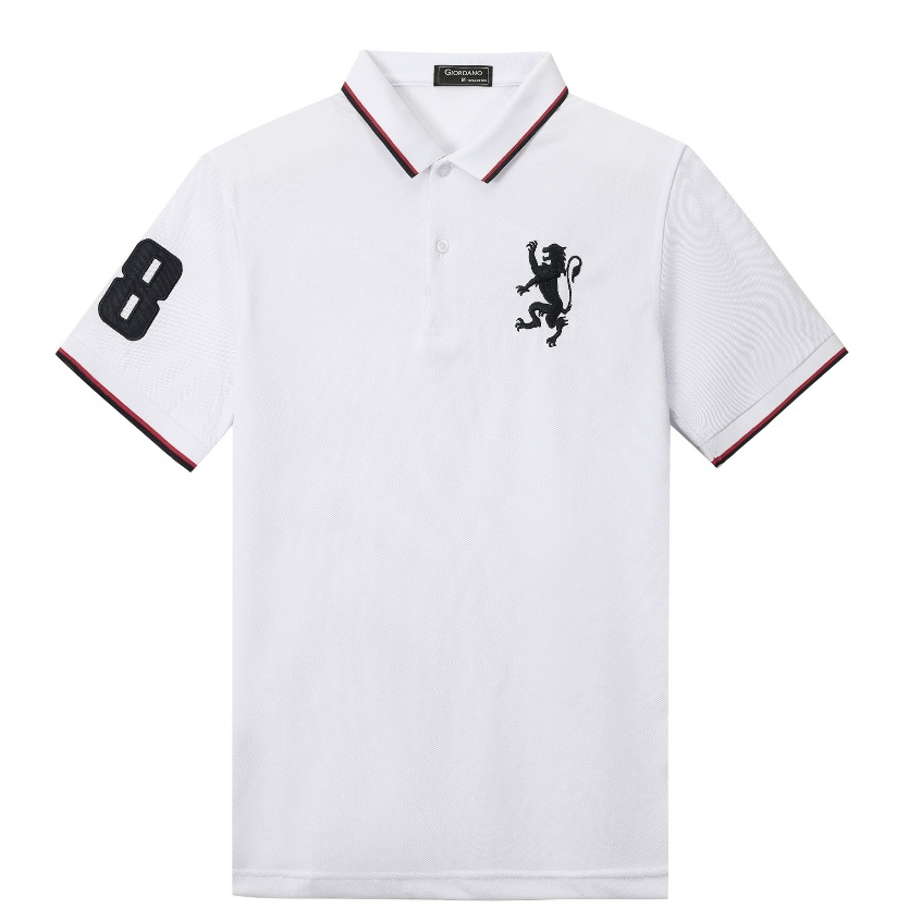 Giordano polo shirt white best sale