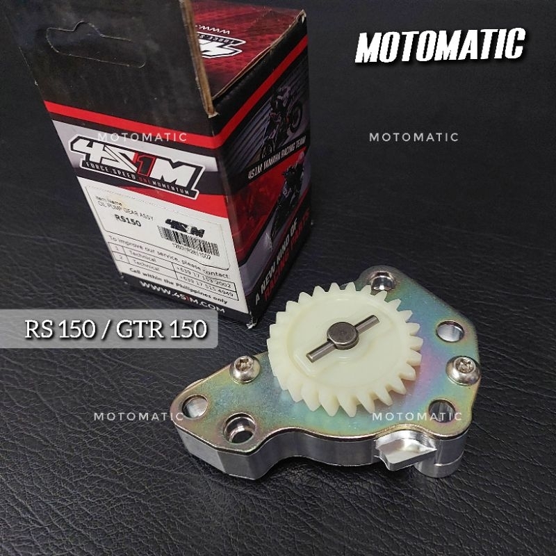 RS150 / GTR150 | Racing Oil Pump with Gear (HIGH-FLOW) 4S1M | Shopee ...