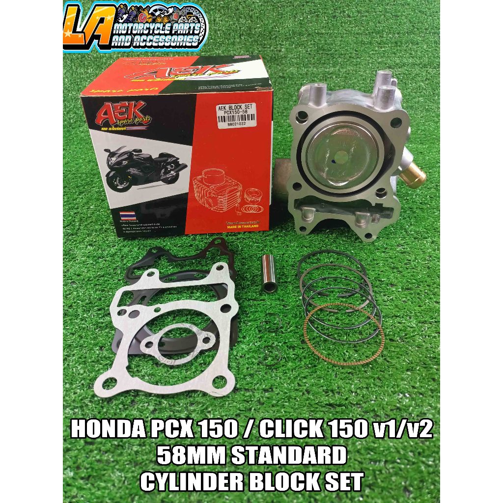 AEK CYLINDER BLOCK SET - HONDA PCX 150 / CLICK 150 V1/V2 - 58MM ...