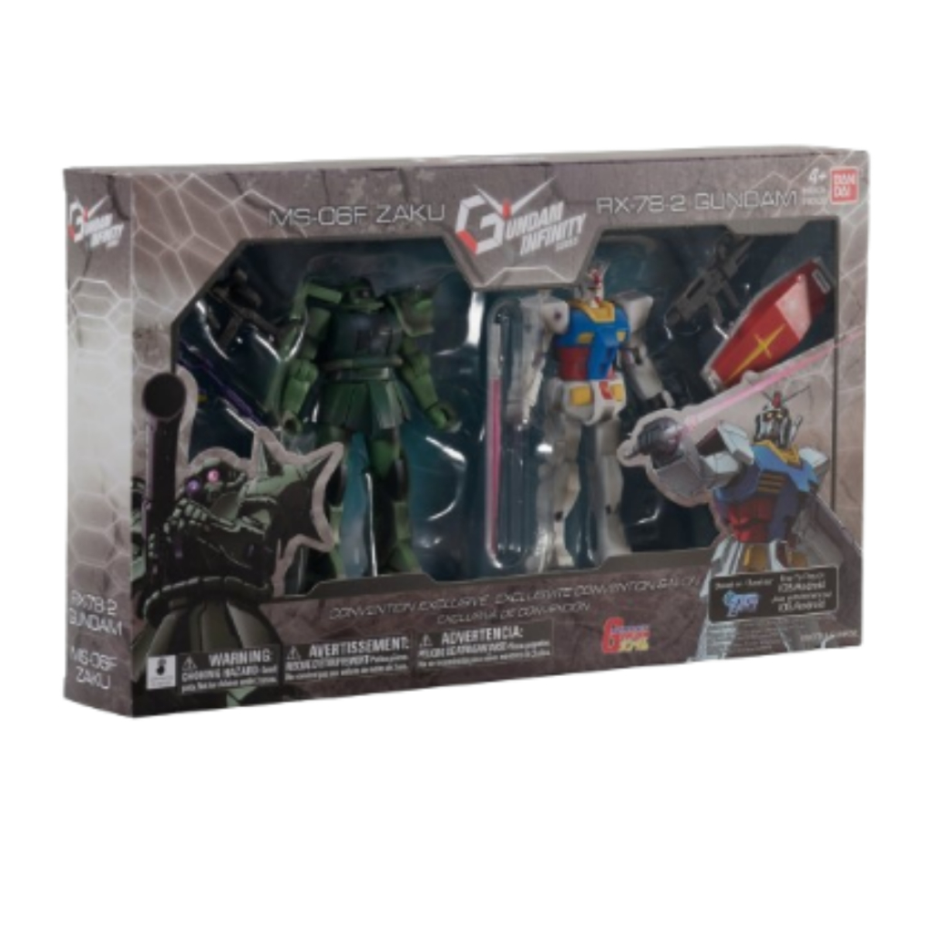Bandai Infinity Epic Battle RX-78-02 Gundam vs. MS-06 Zaku II Action ...
