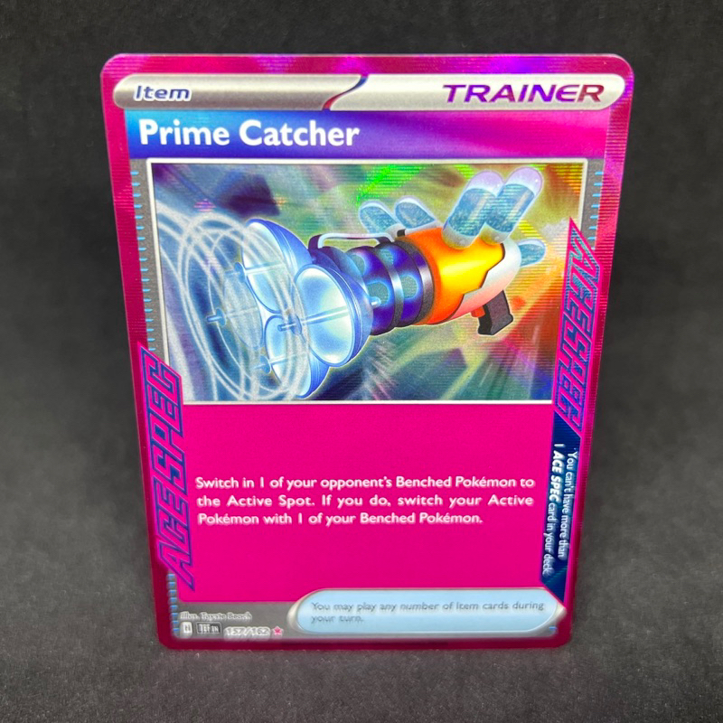 Pokemon TCG Prime Catcher Ace Spec Rare 157/162 2024 Scarlet & Violet  Temporal Forces Trading Card | Shopee Philippines