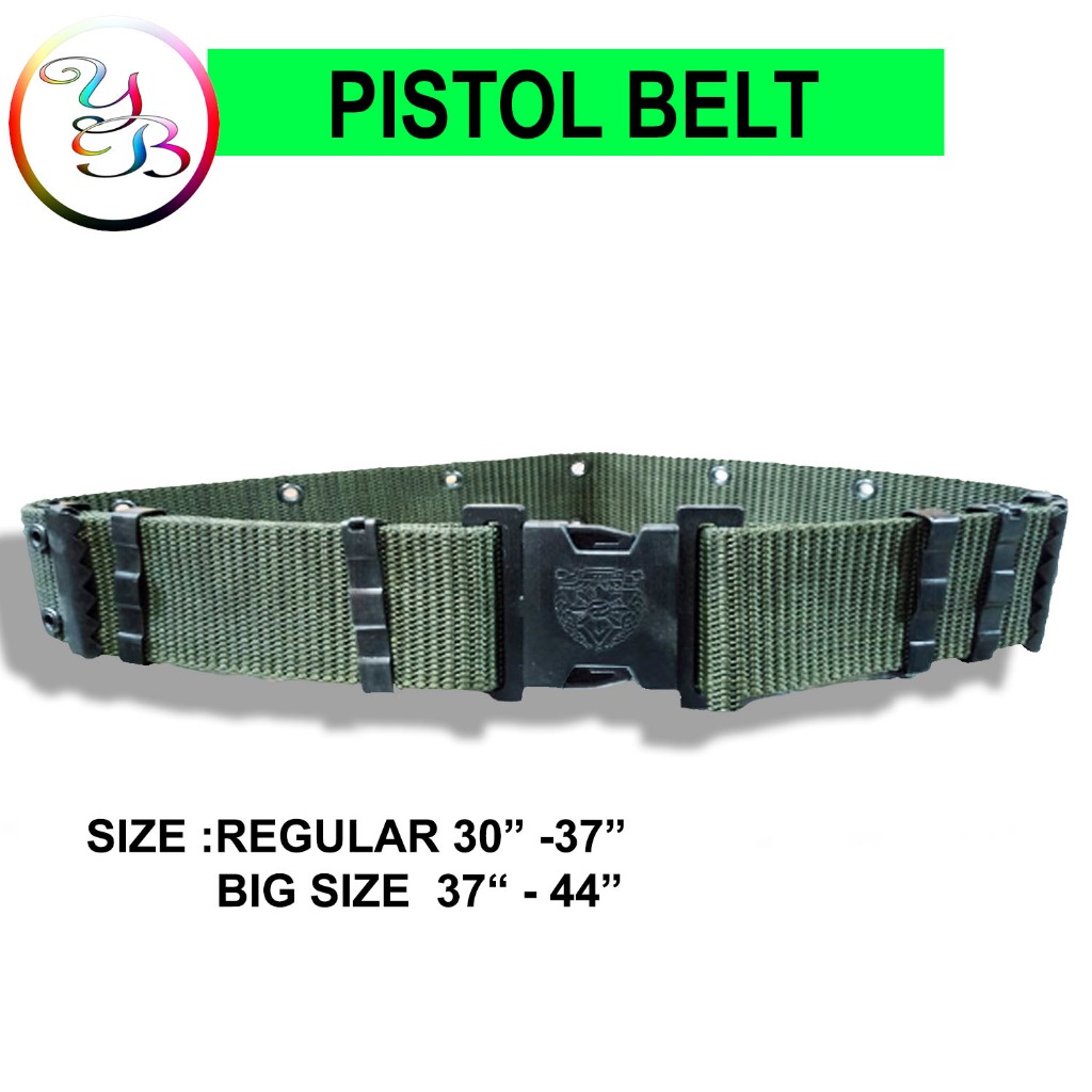 Pistol belt / tactical belt for rotc adjustable wholesale / retail ...