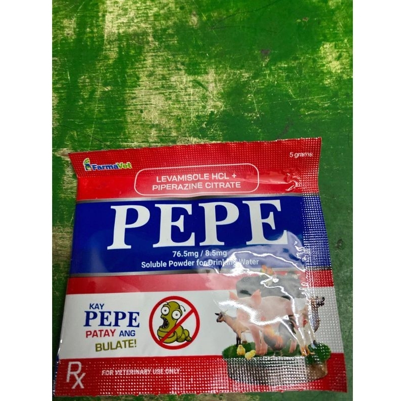 P E P E 5g sachet_soluble powder for veterinary use only | Shopee ...