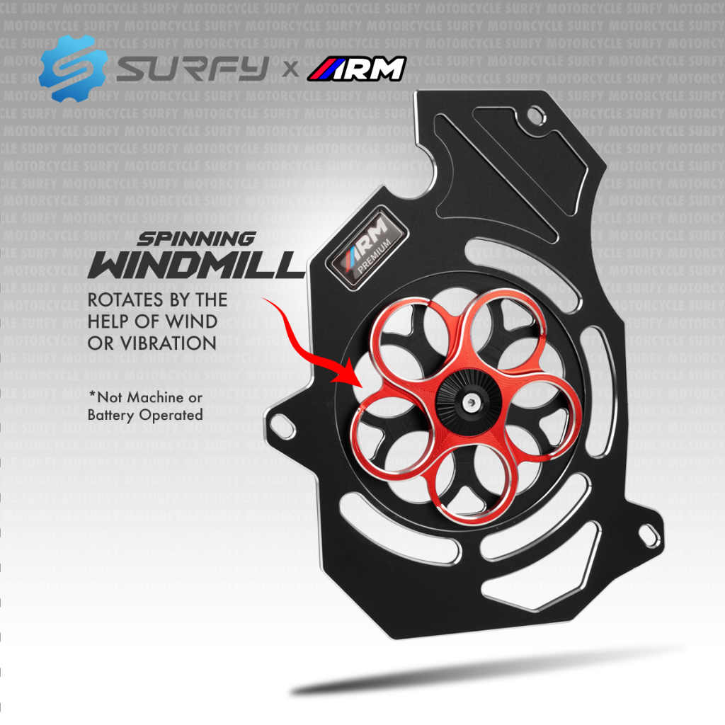 ARM Radiator Cover Windmill V2 Cutting Design Full CNC 2-Color Spinner ...
