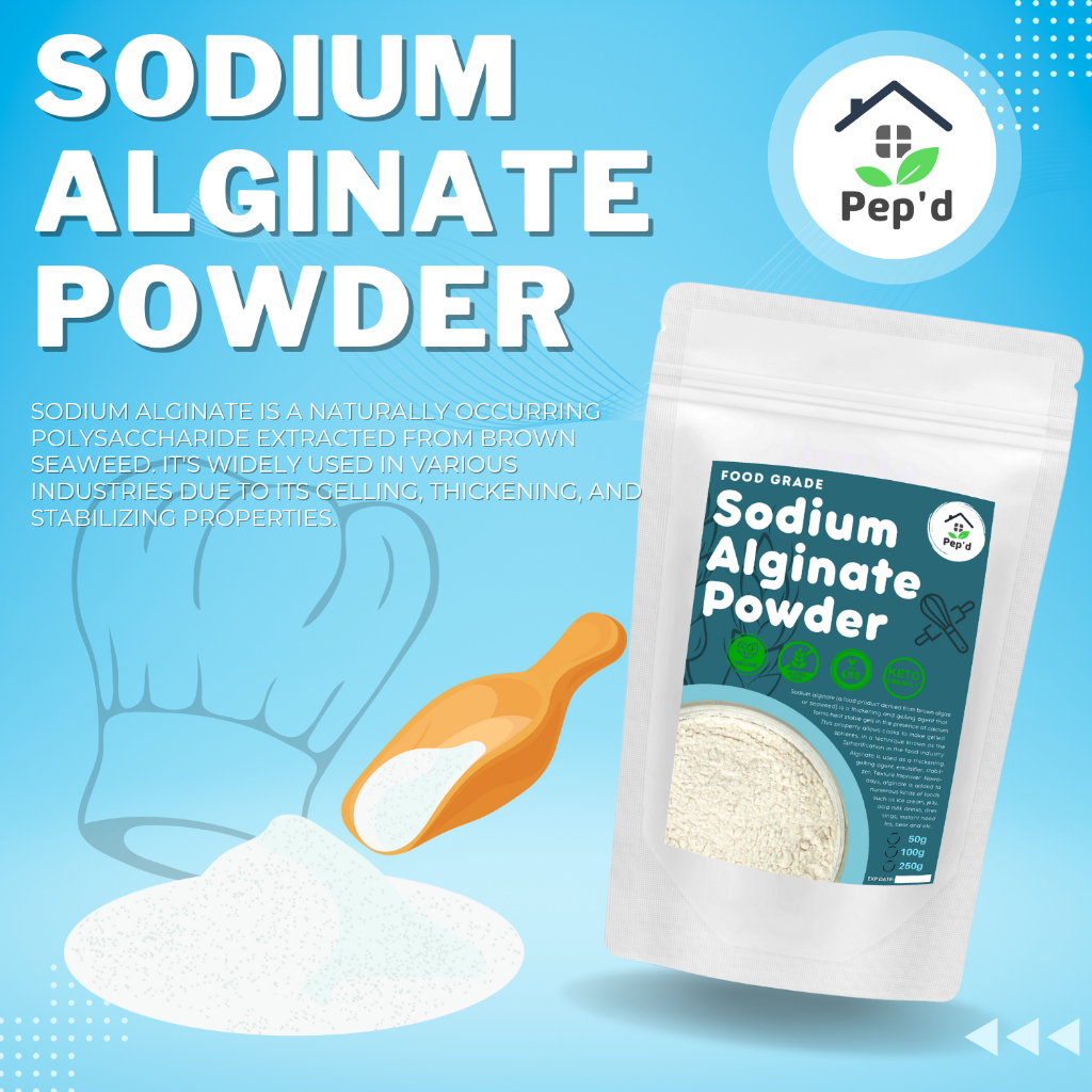 Sodium Alginate Powder Thickening Agent Gelling Agent Stabilizer