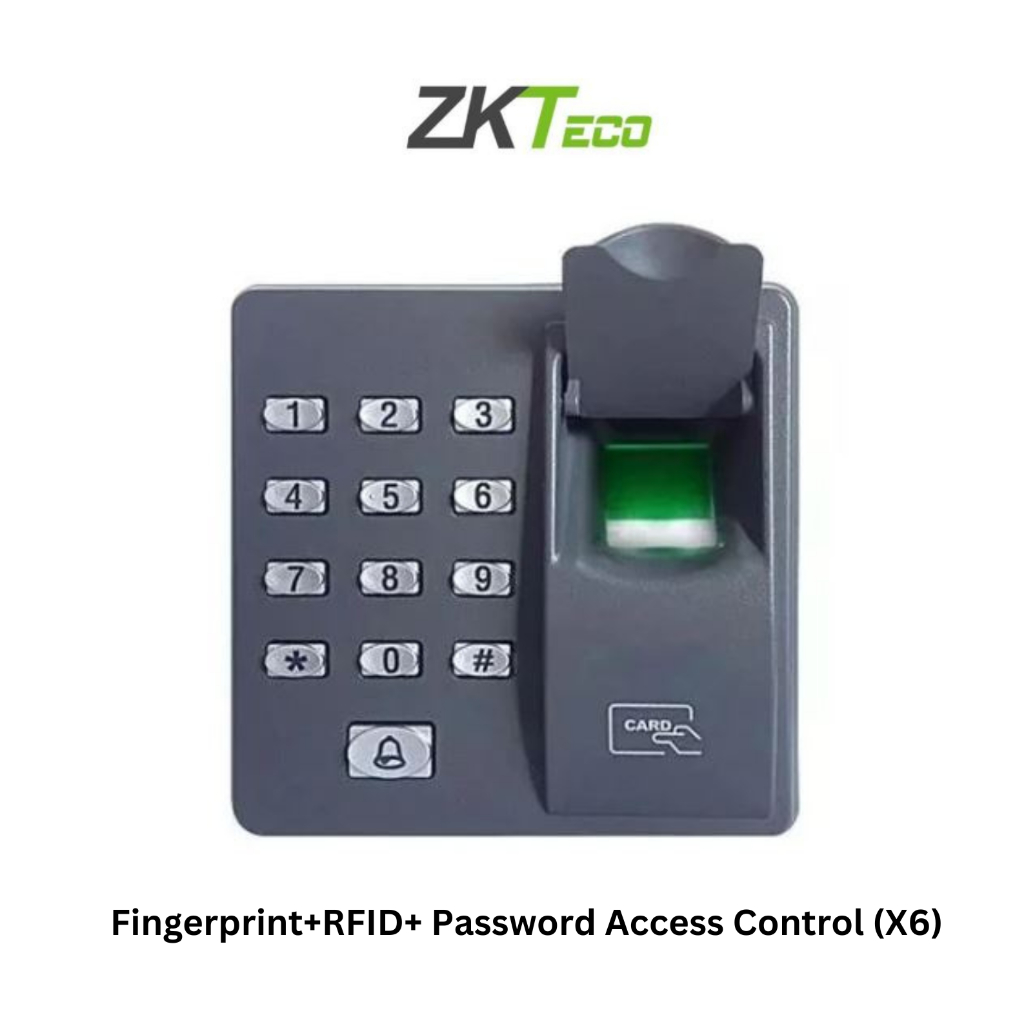 ZKTeco Fingerprint+RFID+ Password Access Control (X6) | Shopee Philippines