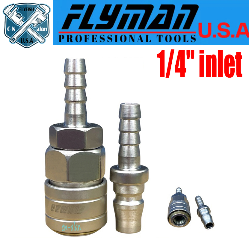 Flyman Original Pneumatic Quick Release Heavy Duty/Hose Connectors ...