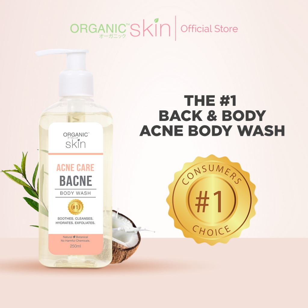 Organic Skin Japan Acne Care Bacne Body Wash 250ml Antiacne Bodywash