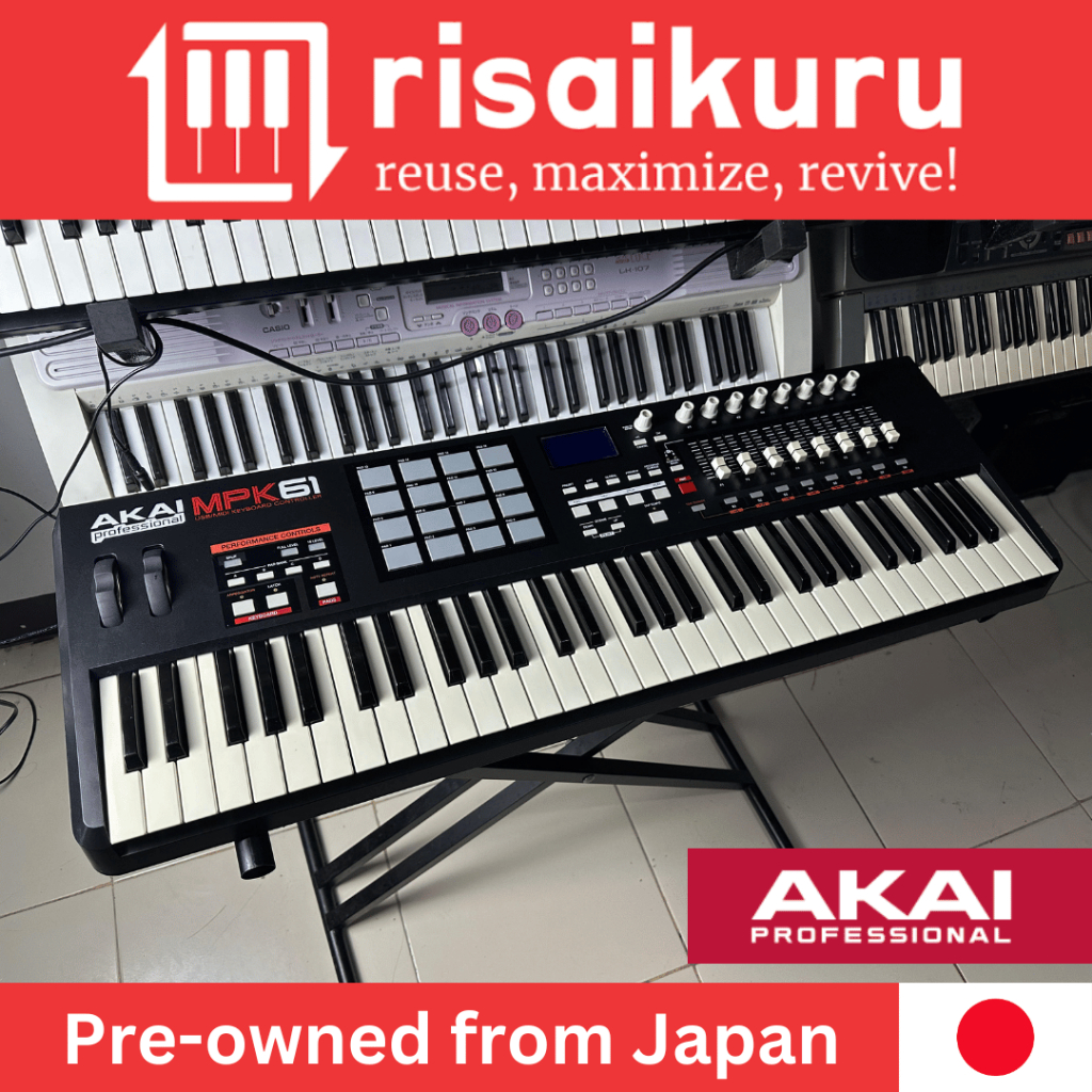 Akai Professional MPK61 USB MIDI Performance Keyboard Japan Surplus ...