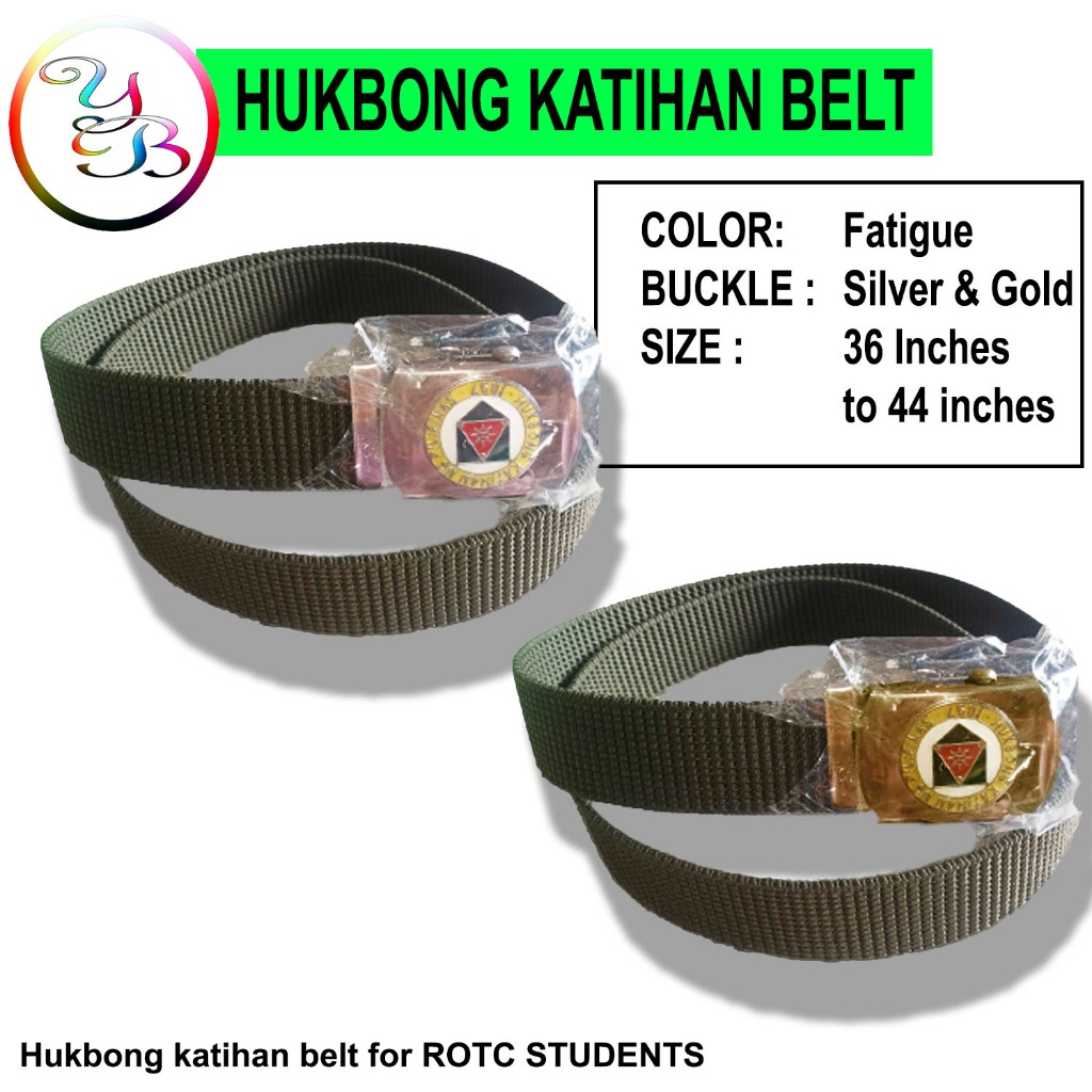 Rotc H. katihan garrison belt Gold and silver