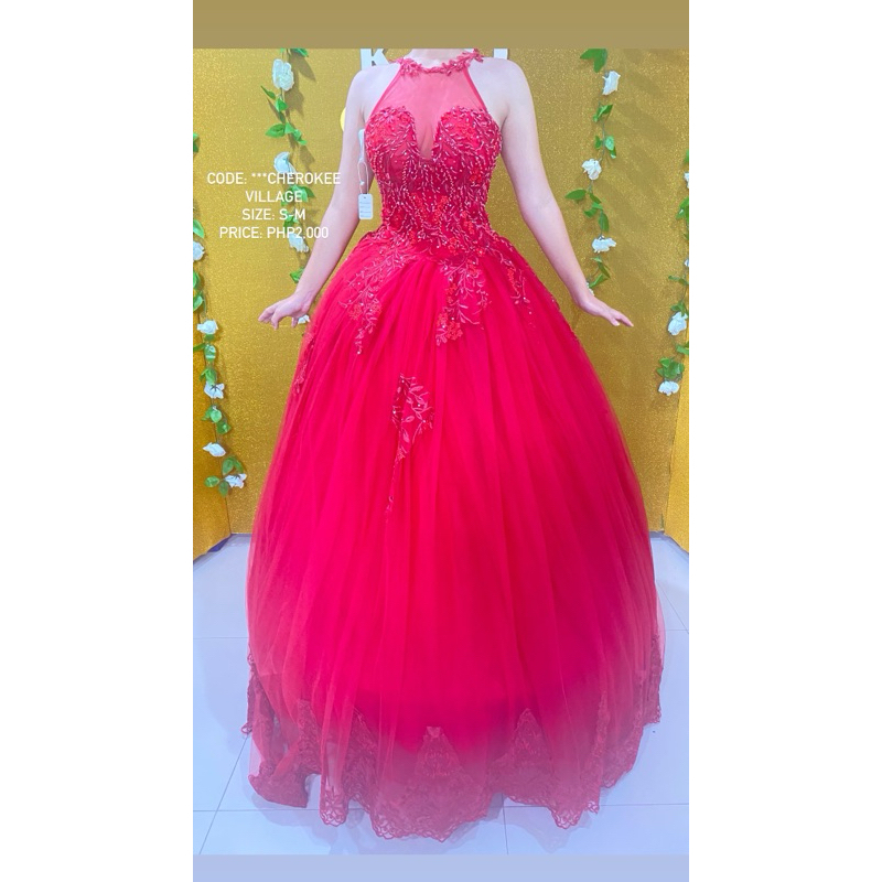 DEBUT GOWN (CODE: CHEROKEE) | Shopee Philippines