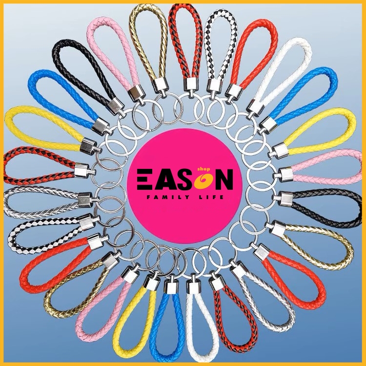 EasonShop COD Braided Woven Rope keychain DIY bag Pendant Key Chain ...