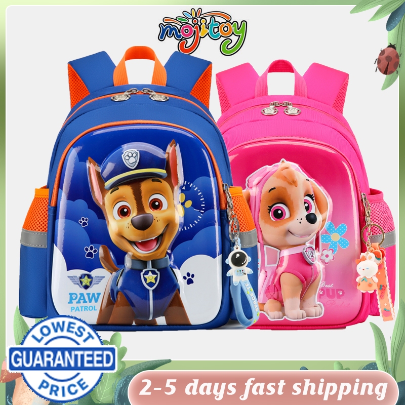 Paw Patrol School Bag Hard Shell Chase Backpack For Kids Cute Student ...