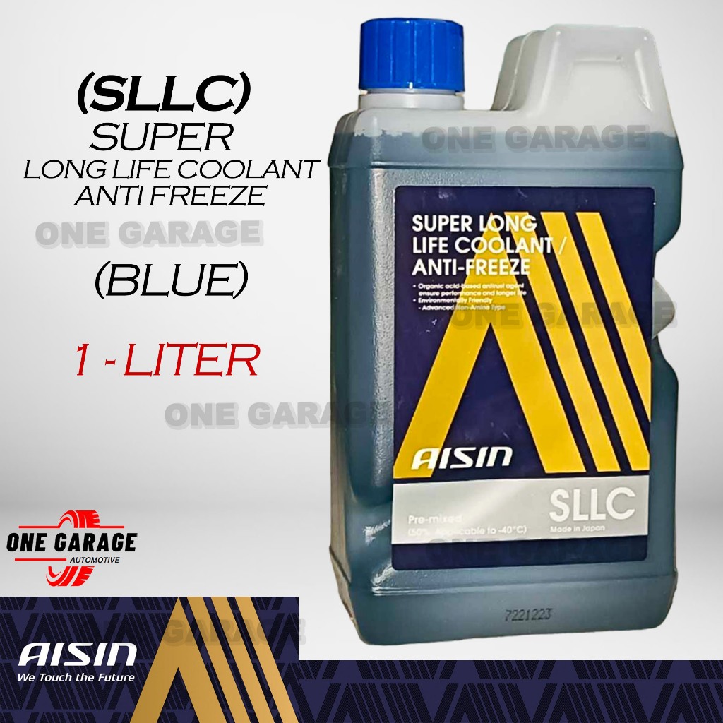 Aisin SUPER LONG LIFE COOLANT (SLLC) / ANTI FREEZE - 1 LITER (BLUE ...