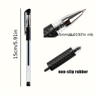 Wholesale 100pcs Gel Pen 0.5mm Black Ink Sign Pen Student Test Pen 