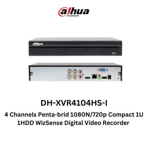 Digital Video Recorder HDCVI 4Channel Pentabrid 1080N/720p 1U 1HDD