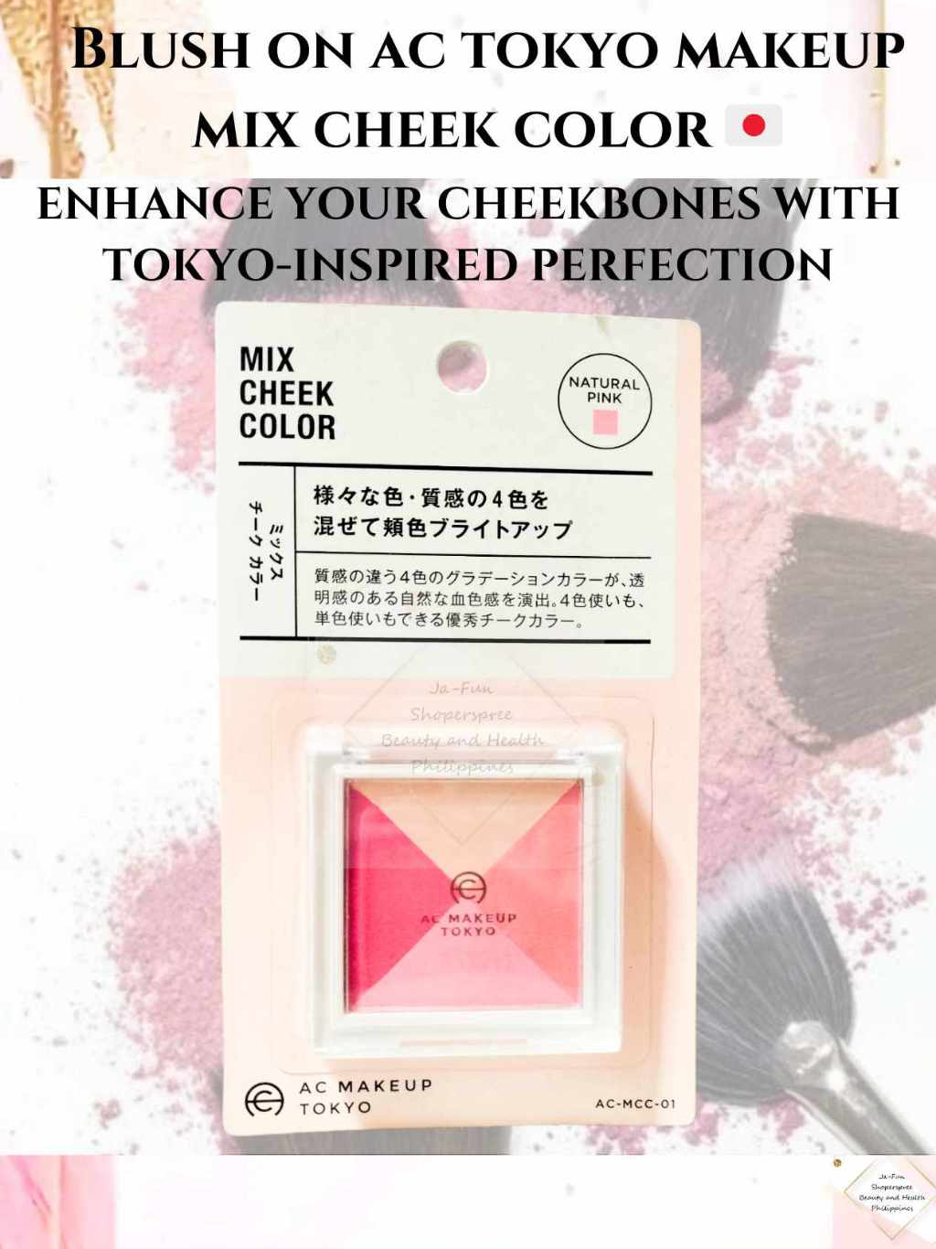 BLUSH ON AC TOKYO MAKE UP MIX CHEEK COLOR ( NEW ARRIVAL ) | Shopee ...