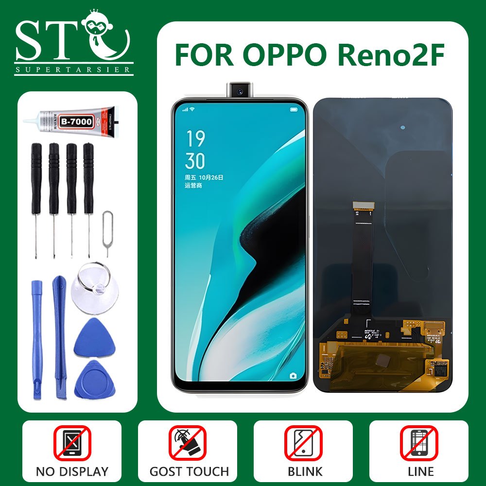 For OPPO Reno 2 Reno 2F Reno3 PRO LCD Digital Touch Screen Display ...