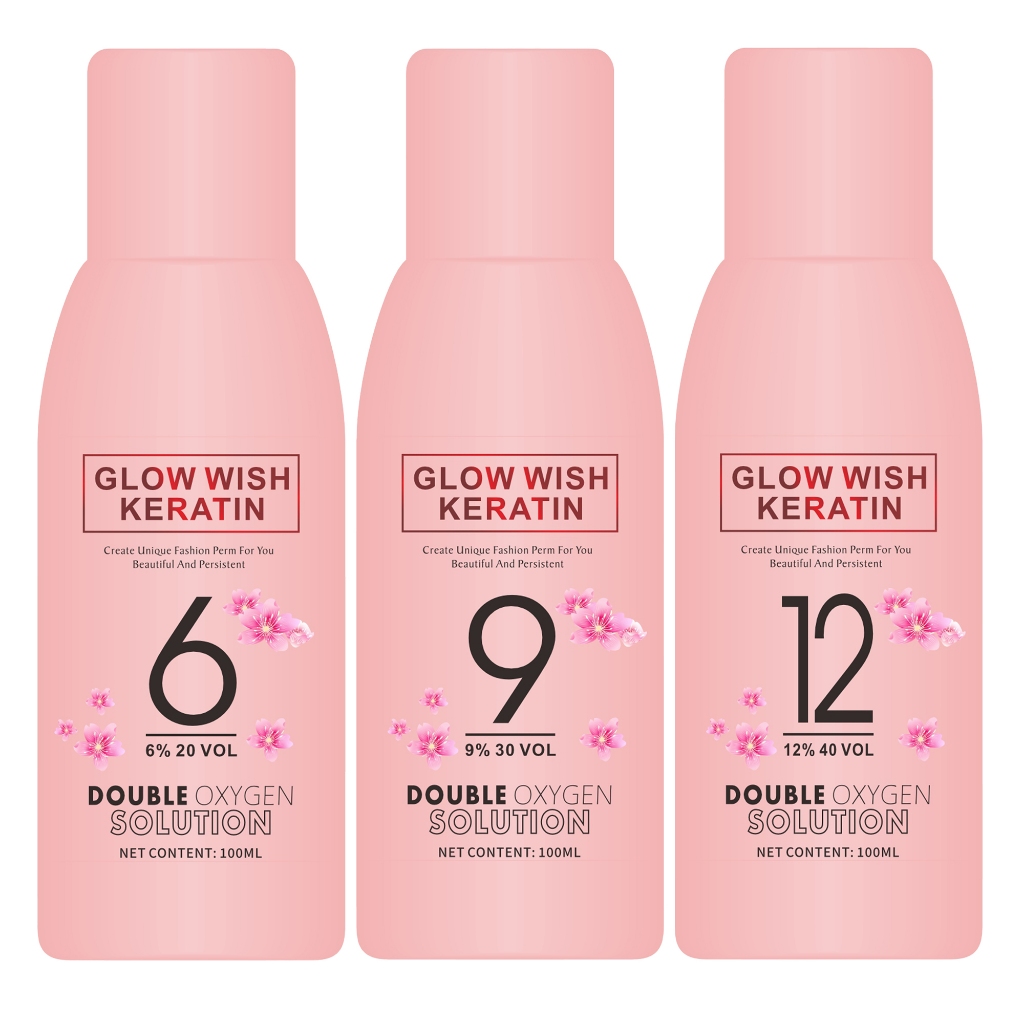 Glow Wish Keratin Oxidant Hair Color Solution 100ml | Shopee Philippines