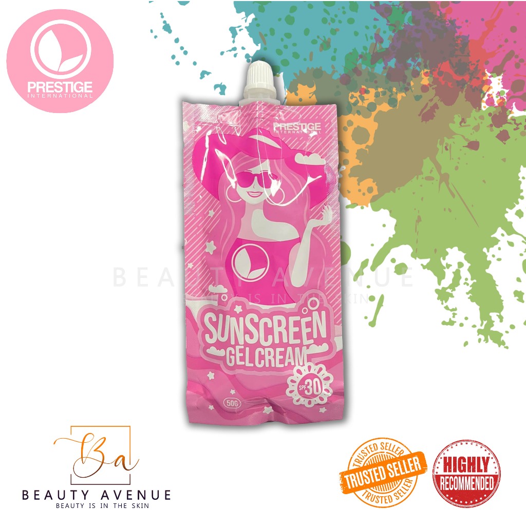 Prestige Sunscreen Gel Cream (With Freebies) | Shopee Philippines