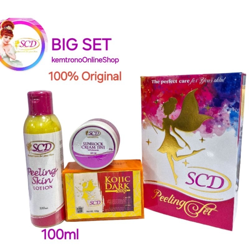 SCD SKIN PEELING BIG SET NEW PACKAGING | Shopee Philippines