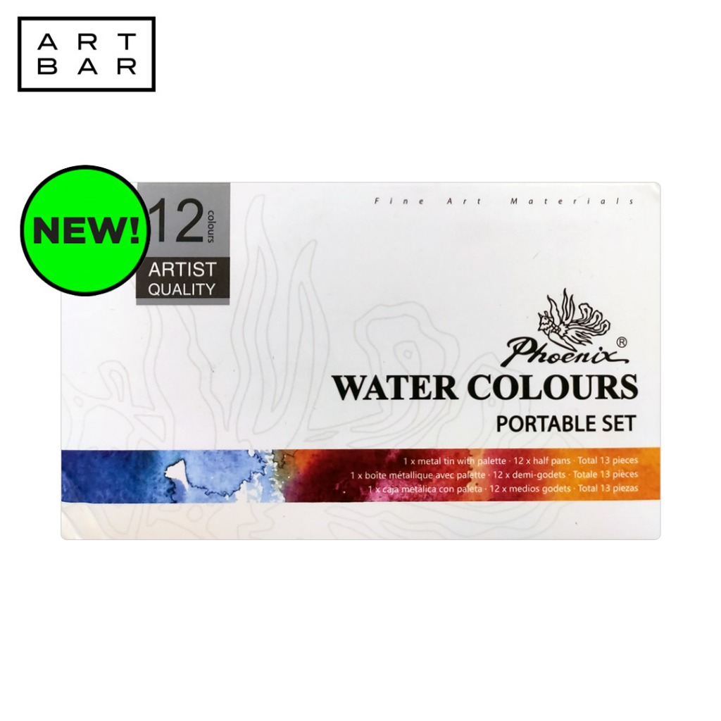 Phoenix Artist Watercolor Set of 12 Colors | Shopee Philippines