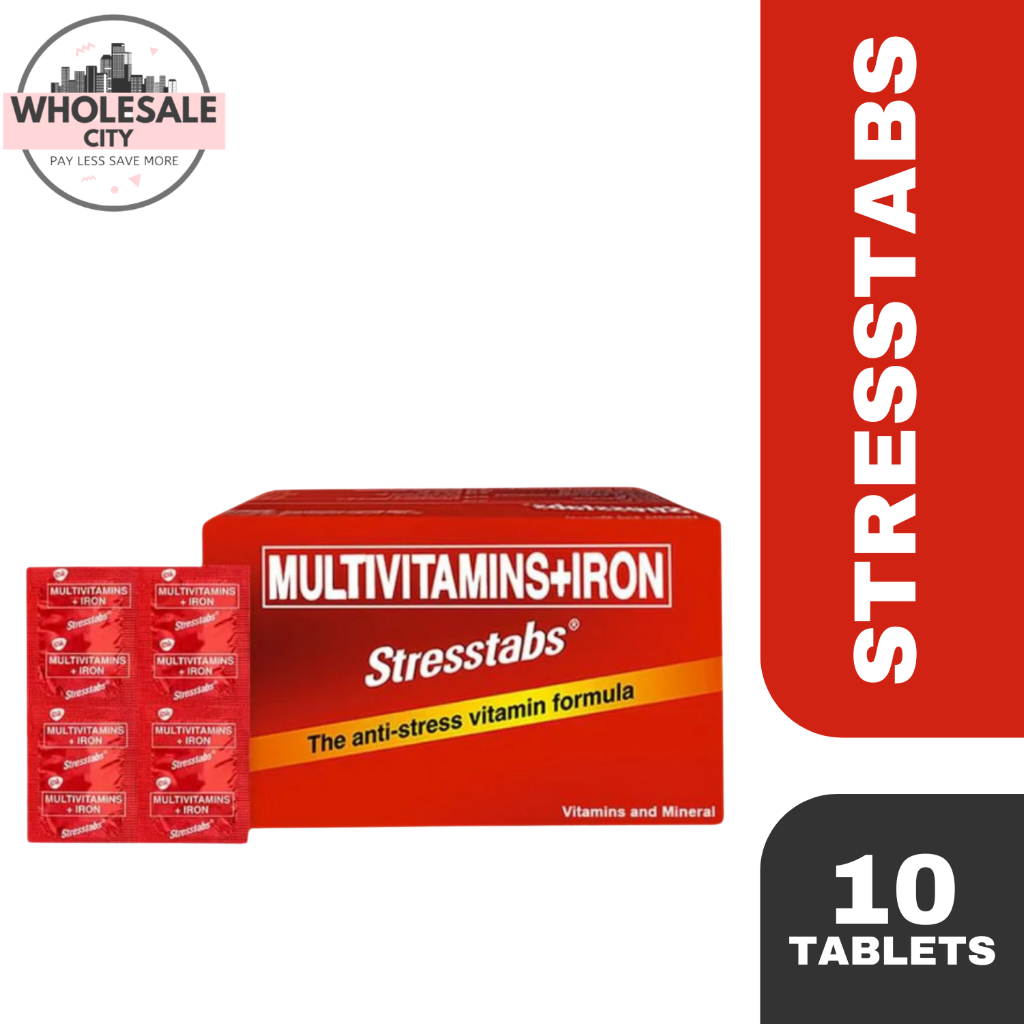 Stresstabs Multivitamins plus Iron tablet 10 tabs Shopee Philippines