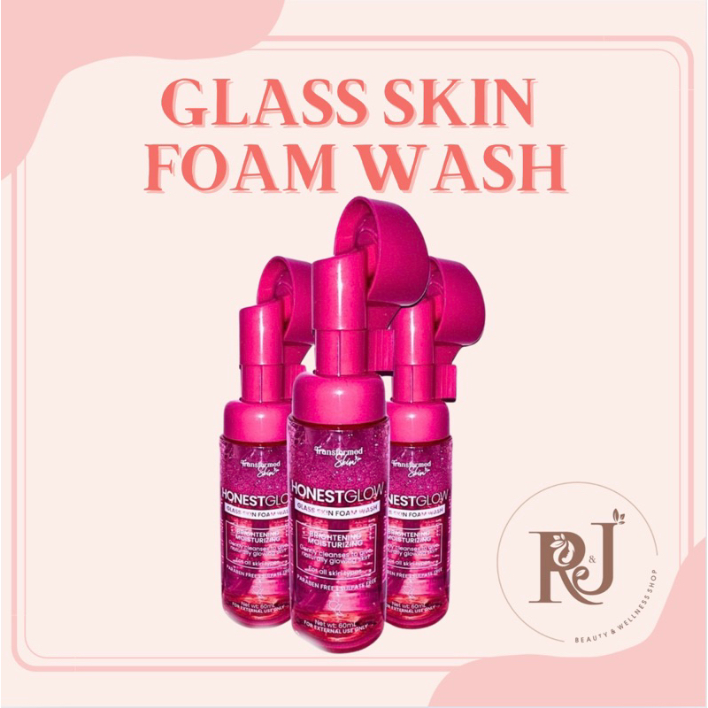 HONEST GLOW GLASS SKIN FOAM WASH 60ml | Shopee Philippines