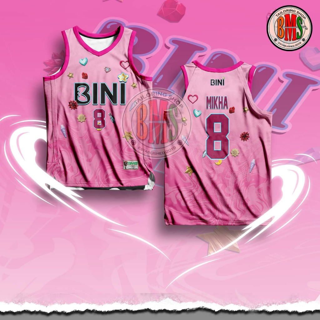 BINI INSPIRED CUSTOMIZED JERSEY (CUSTOM JERSEY NAME/SURNAME/NUMBER ...