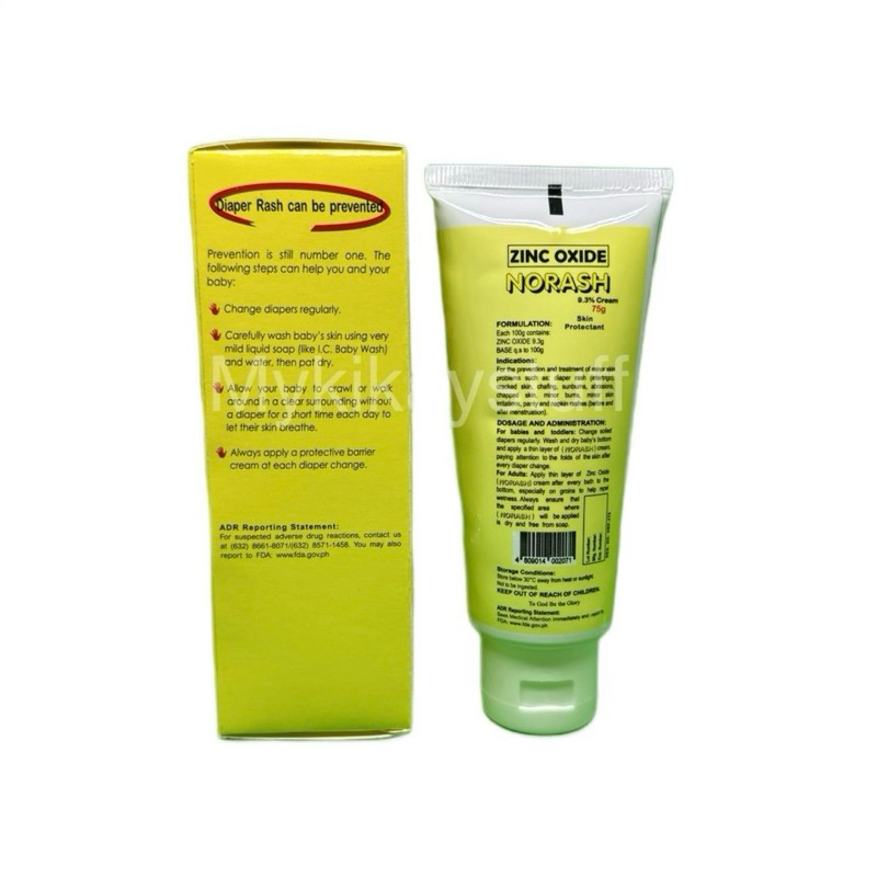 NoRash 75g (Zinc Oxide) Cream | Shopee Philippines