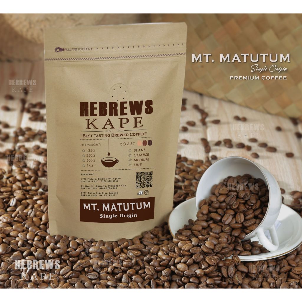 250 GRAMS MT. MATUTUM ARABICA (PHILIPPINE COFFEE BEANS) | Shopee ...