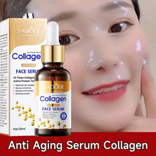 Collagen Face Serum Anti-Aging Wrinkle Lift Firming Moisturizing ...