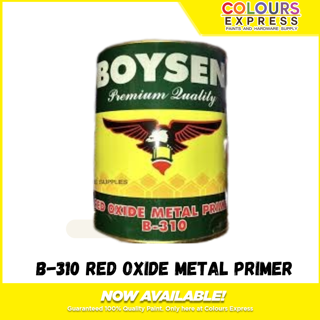 Boysen B-310Red Oxide Metal Primer 4L and 1L | Shopee Philippines