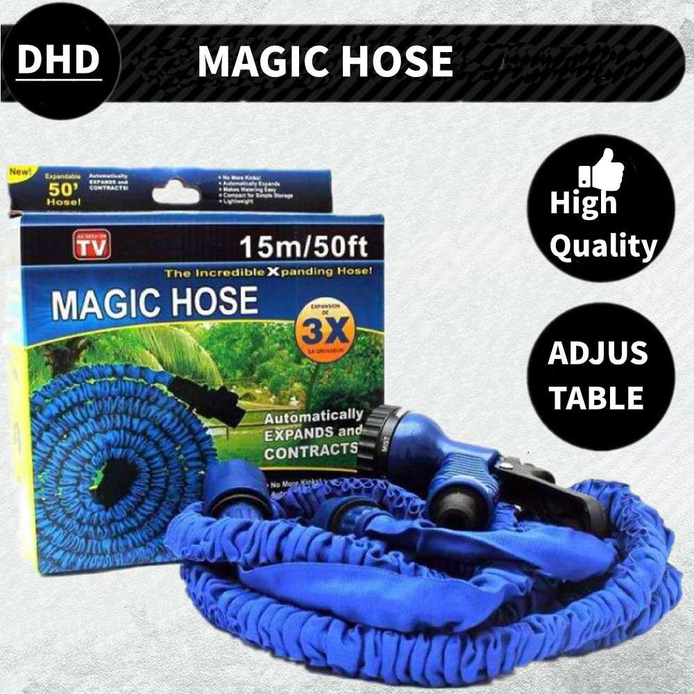 Hose 25ft/50ft/75ft/100ft/125ft/150ft Expandable Flexible Plastic Hose ...