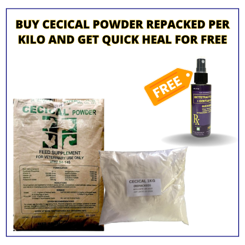 [JWR AGRIVET] BUY CECICAL POWDER REPACKED PER KILO (FEEDING SUPPLEMENT ...