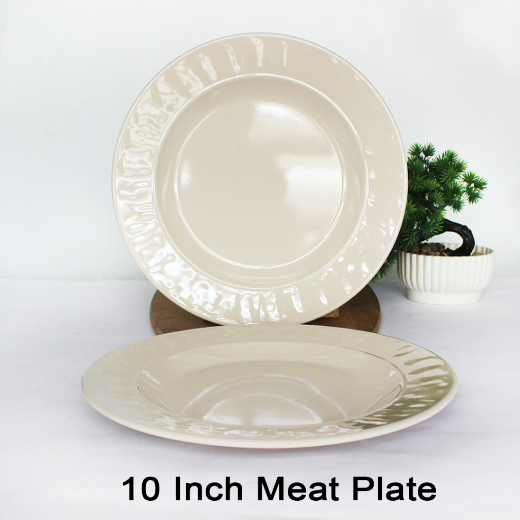 Ash Gray Plain Melamine Plates, Bowl, Cup Dinnerware Affordable (Plato ...