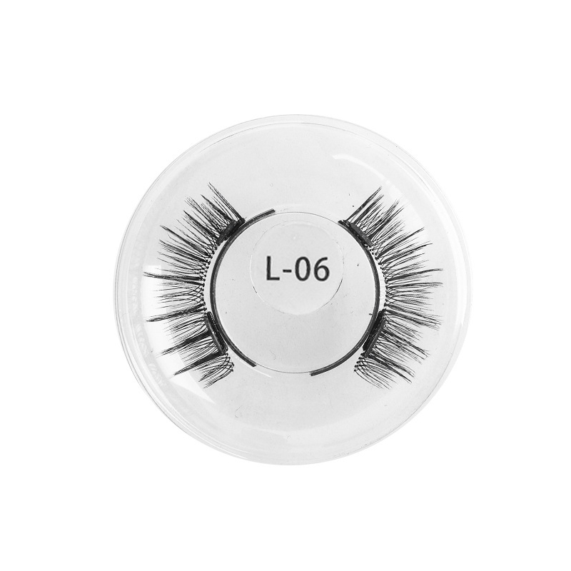 【SUN】3Pairs Magnetic Eyelashes Set Natural long 3D Faux Magnet Eye ...