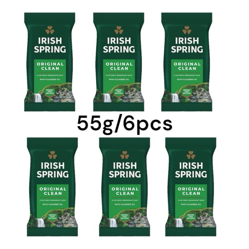 IRISH SPRING Body SOAP 55G X6PCS | Shopee Philippines
