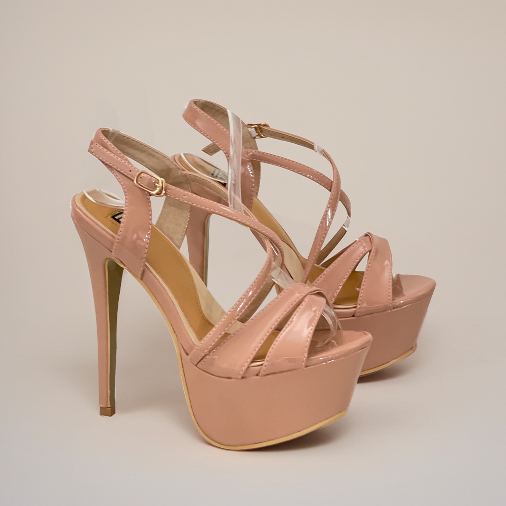 High heels nude color hot sale