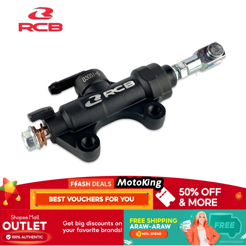 RCB UNIVERSAL REAR BRAKE MASTER PUMP [CHARCOAL] 01BP002Z | Shopee ...