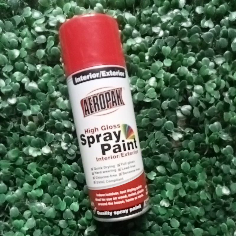 AEROPAK SPRAY PAINT HIGH GLOSS SUZUKI RED COLOR 400ml | Shopee Philippines