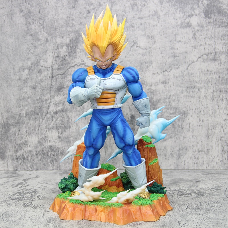 Little akiba anime Dragon ball z vegeta figure model toy with box ...