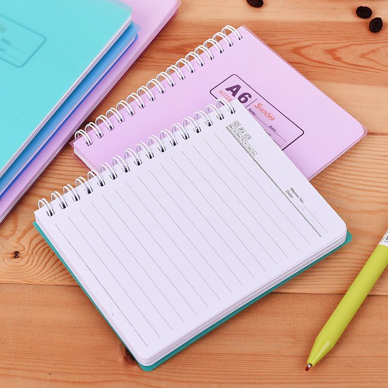 A5 Spring Spiral Notebooks Aesthetic Binder Notebook 90 Sheets 1pc ...