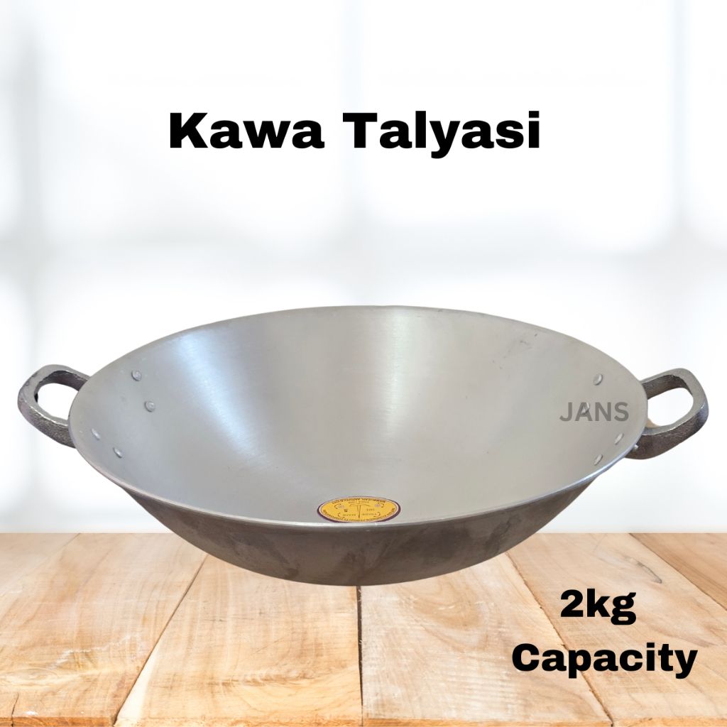 Kawa Talyasi Makapal Aluminum 37cm Heavy Duty 2.5kg Capacity | Shopee ...