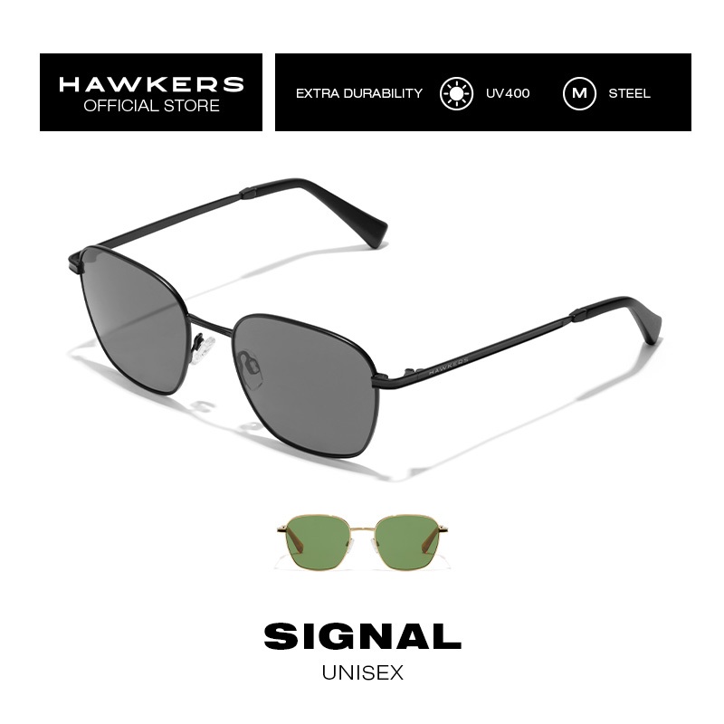 HAWKERS SIGNAL Sunglasses for Men and Women. UV400 Protection. Official Product Designed in Spain